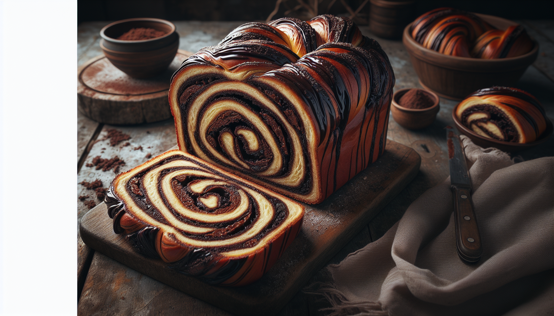 Muffins Babka au Chocolat