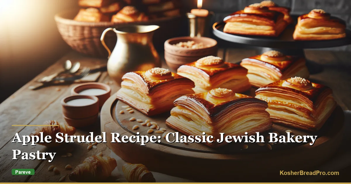 Receta de Strudel de Manzana: Pastelería Clásica de Panadería Judía