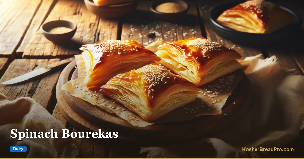 Bourekas de espinaca