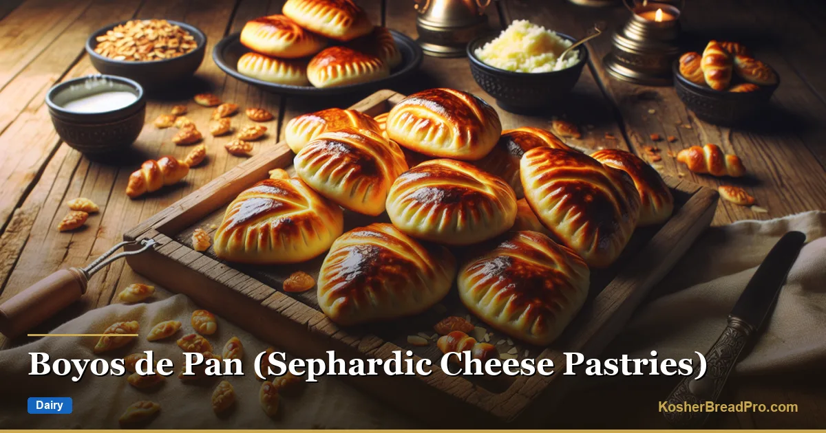 Boyos de Pan (Pasteles de Queso Sefardíes)