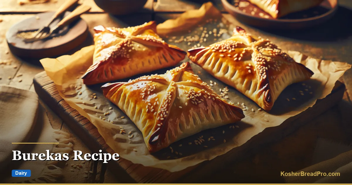 Receta de Burekas — Pasteles Sefaradíes Rellenos de Queso