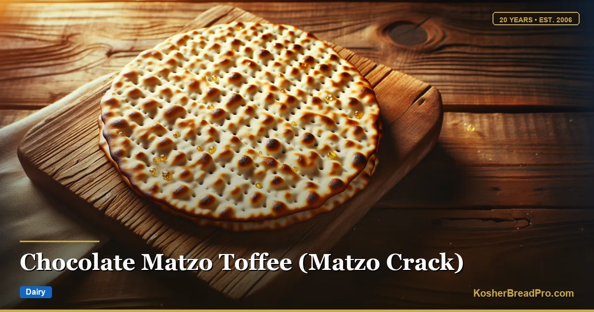 Toffee de Matzo con Chocolate (Matzo Crack)