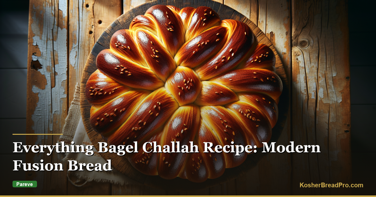 Recette de Challah Everything Bagel : Pain Fusion Moderne