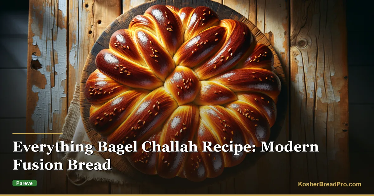 Receta de Jalá con Sazón Everything Bagel: Pan de Fusión Moderno
