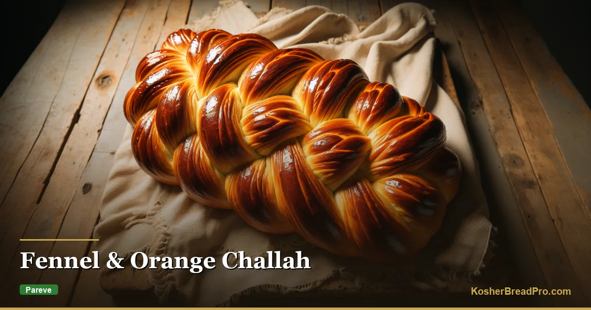 Challah de hinojo y naranja