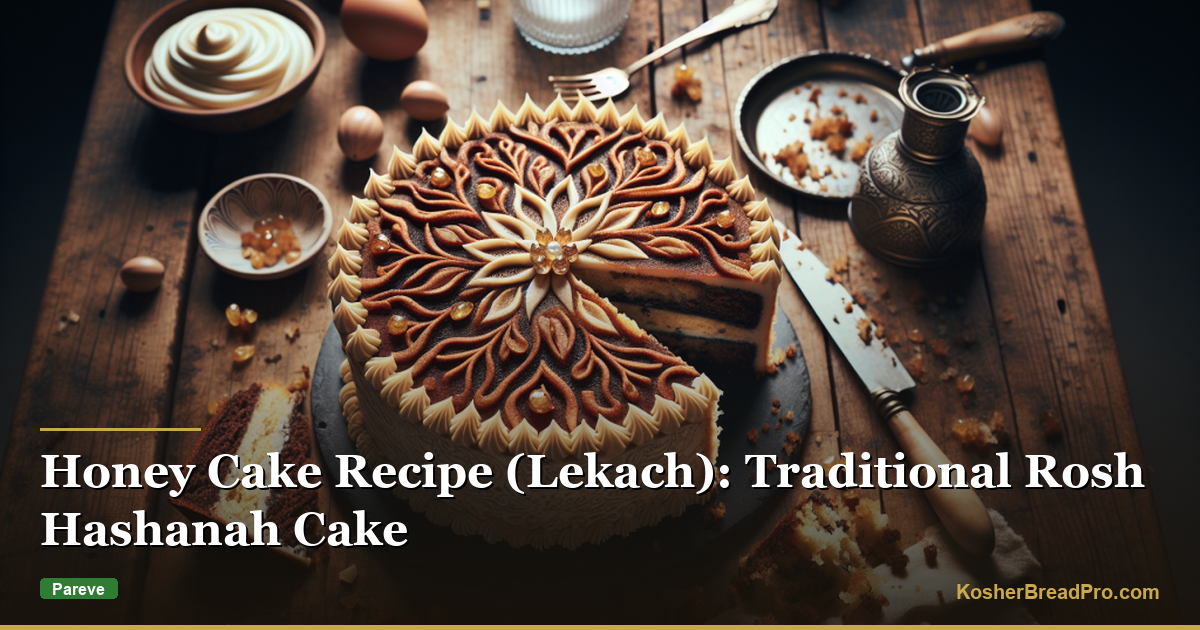 Recette de gâteau au miel (Lekach) : Gâteau traditionnel de Rosh Hashanah