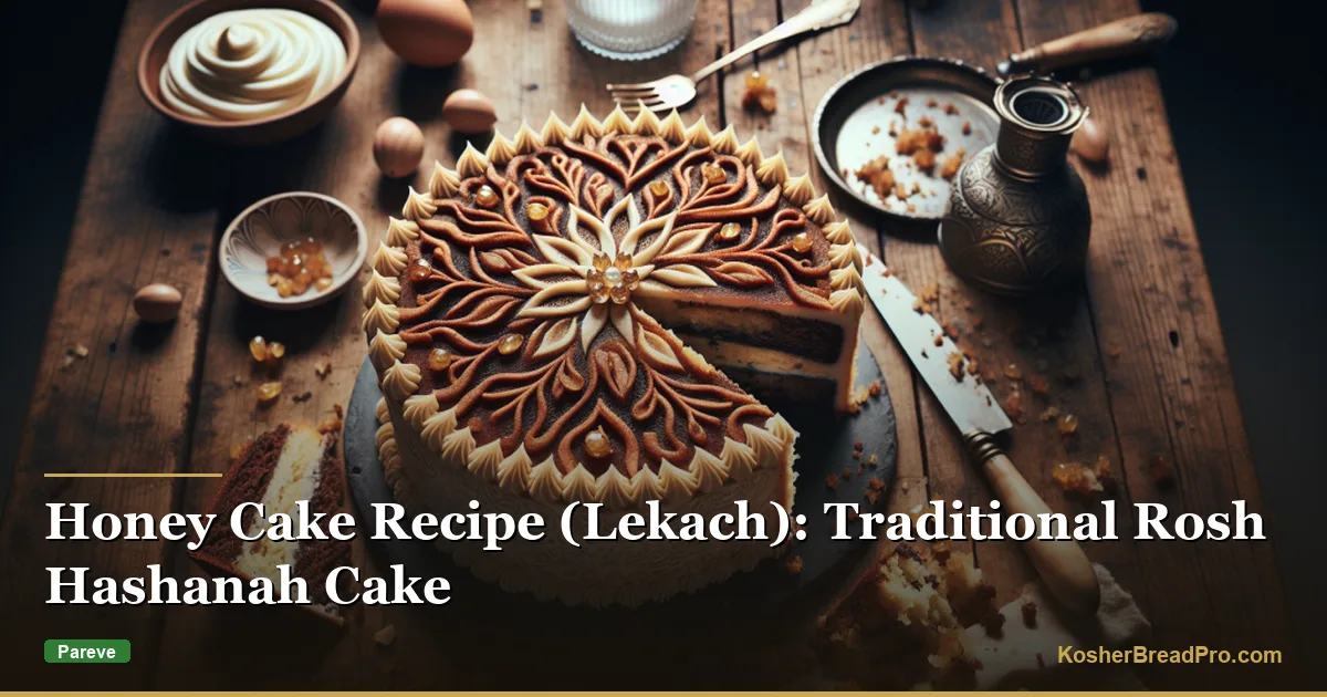 Receta de torta de miel (Lekach): el pastel tradicional de Rosh Hashaná