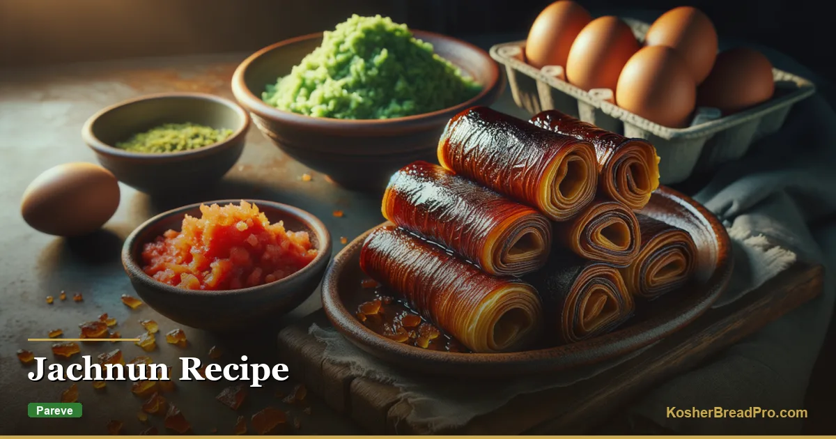 Receta de Jachnun — Pastel yemenita hojaldrado para el Shabat que se hornea toda la noche
