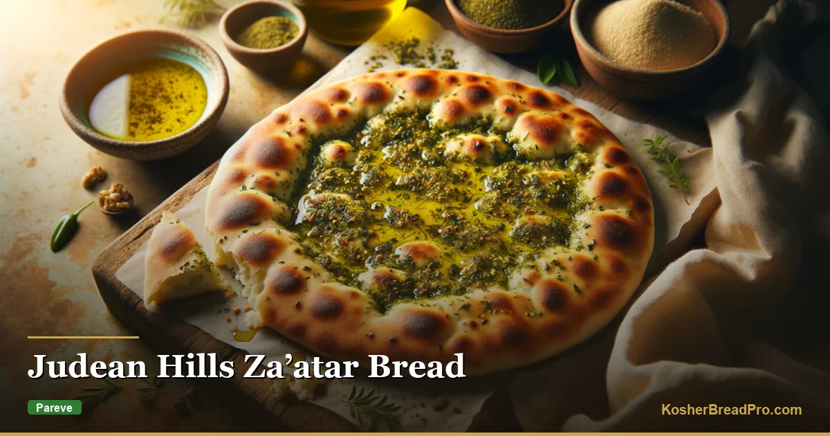 Receta de Pan de Za'atar de las Colinas de Judea