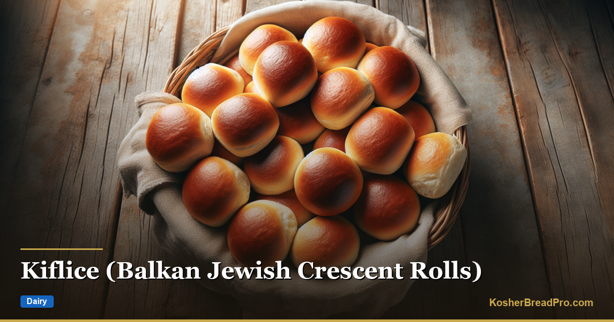 Kiflice (Roulés en Croissant Juifs des Balkans)