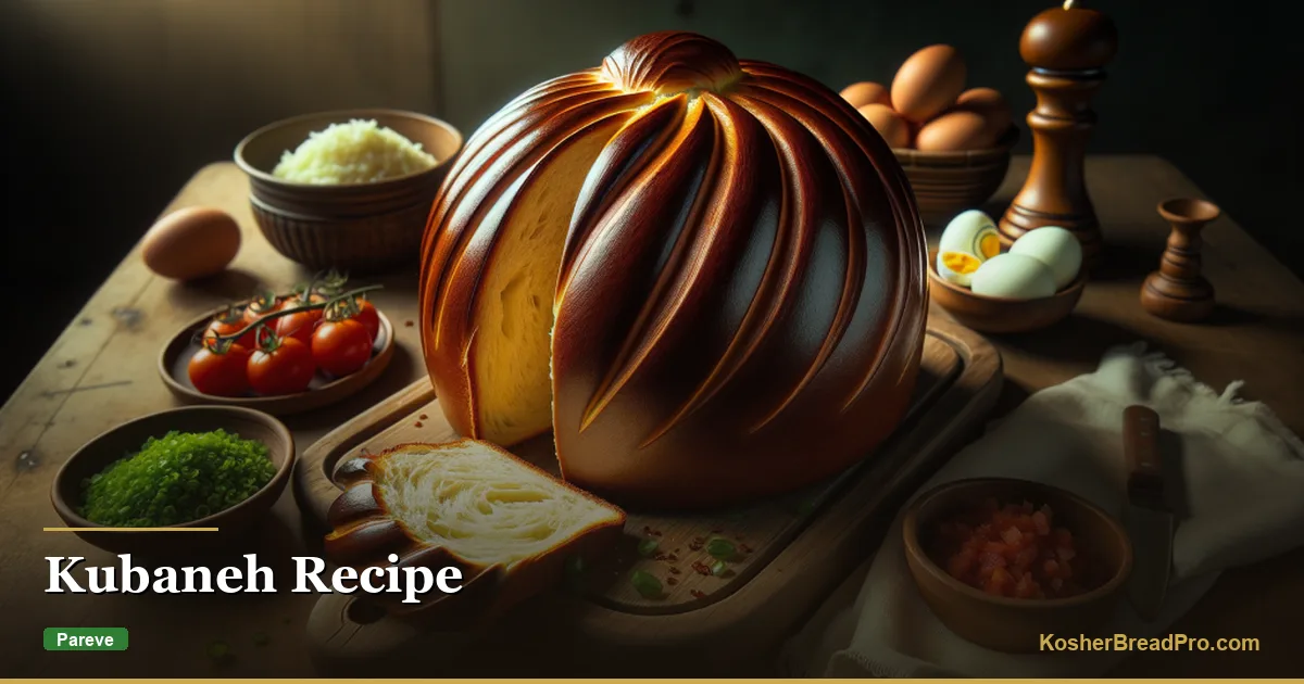 Receta de Kubaneh — El pan yemenita dorado y desmoldable del Shabat