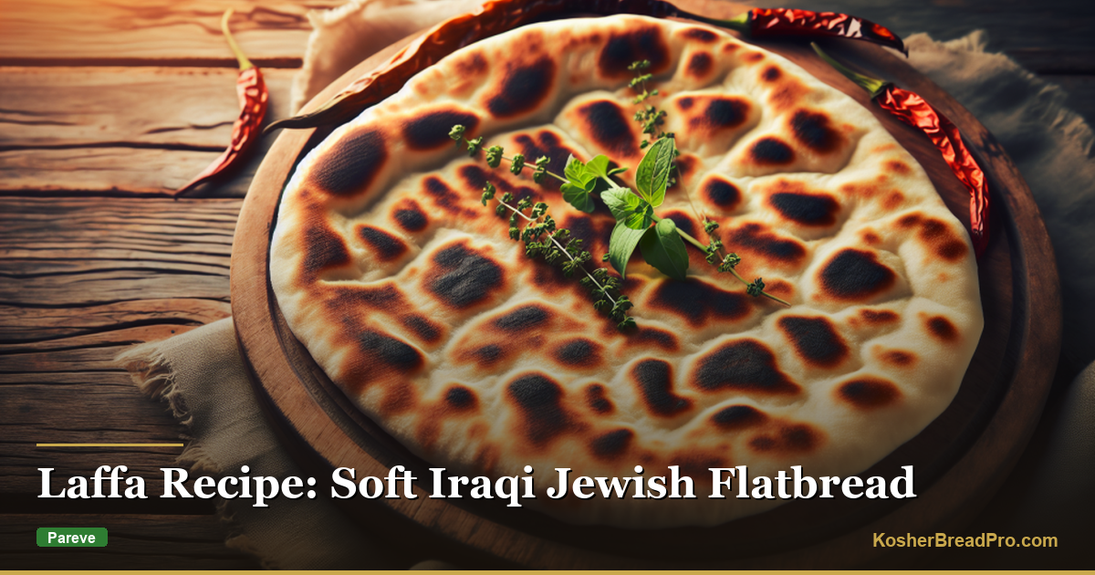 Recette de laffa : Pain plat juif irakien doux
