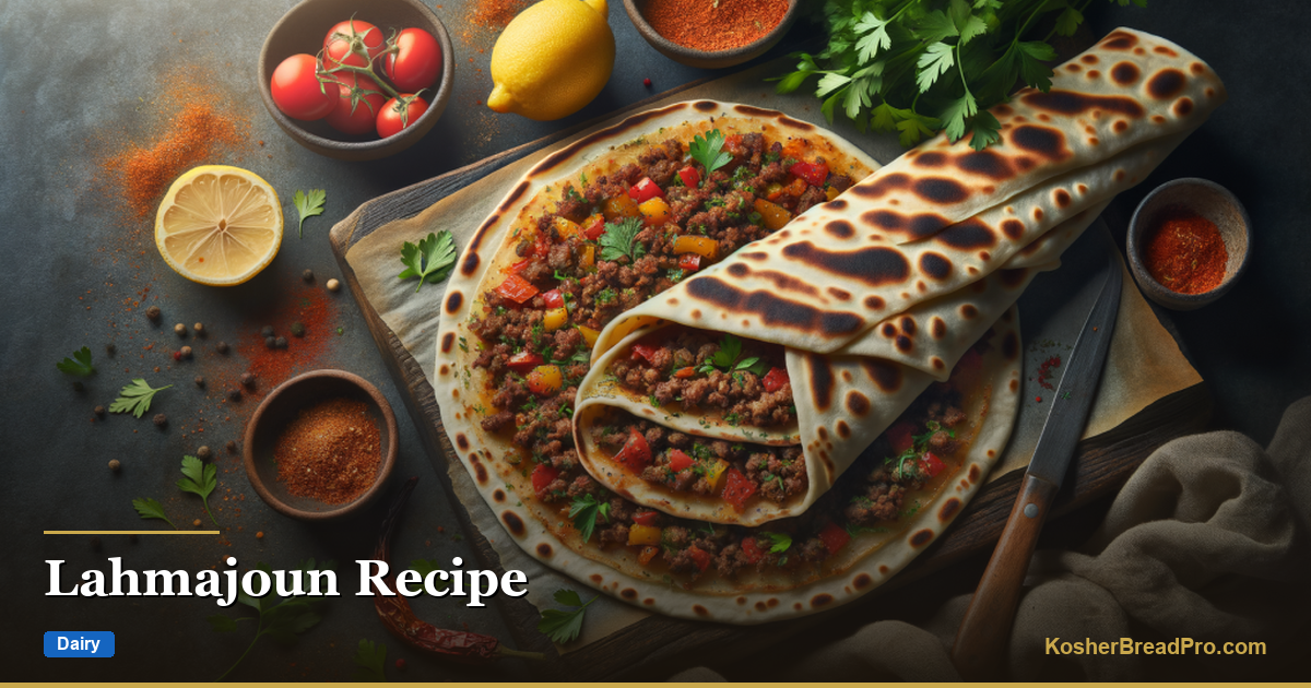 Recette de Lahmajoun — Galette de Viande Croquante du Moyen-Orient