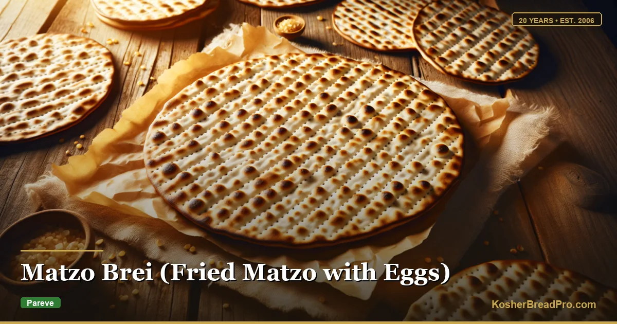 Matzo Brei (Matzá Frita con Huevos)