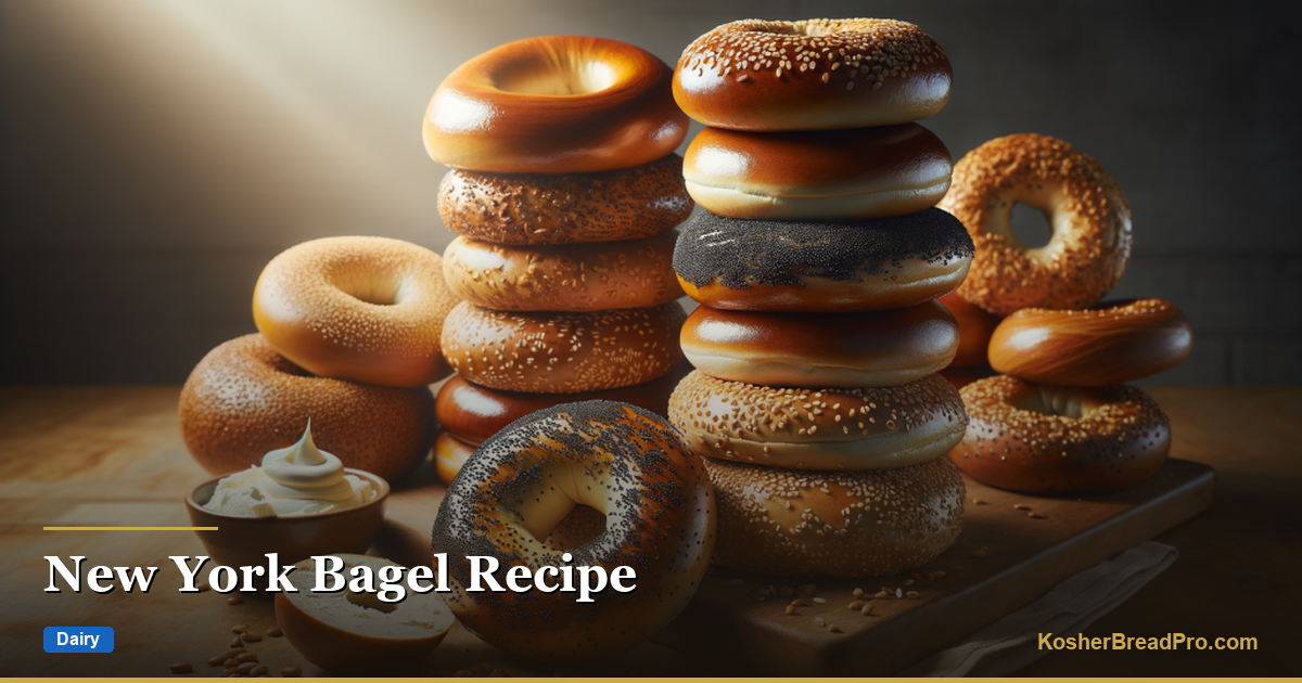 New York Bagel Recipe — Boiled, Chewy, and Perfectly Kosher