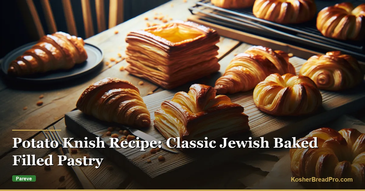 Receta de Knish de Papa: Clásica Masa Rellena Judía al Horno