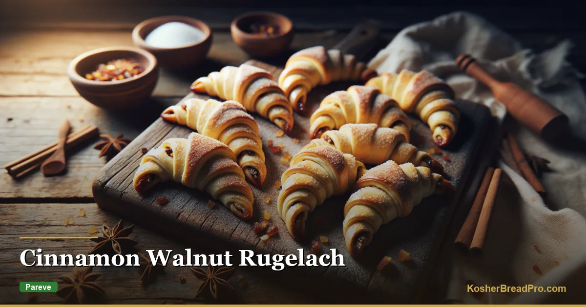 Rugelach de Canela y Nuez