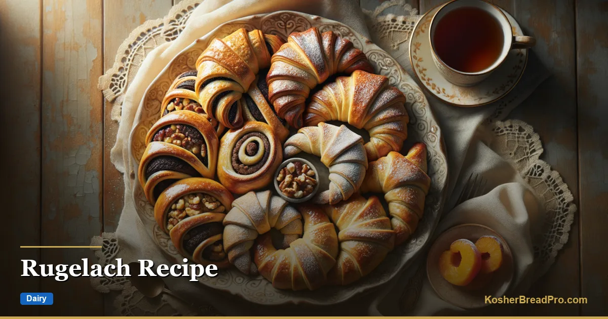 Receta de rugelach — Hojaldrado, relleno y perfectamente judío