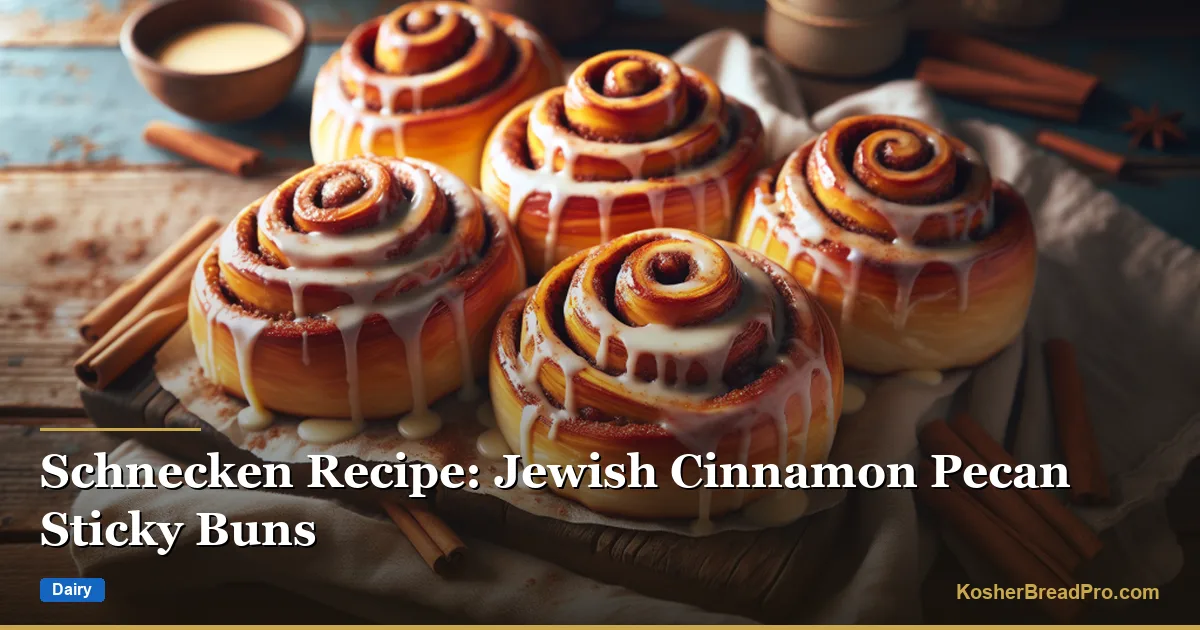 Receta de Schnecken: Bollos Judíos Pegajosos de Canela y Pecanas