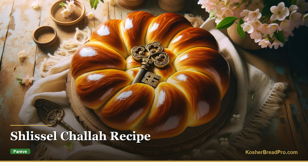 Receta de Shlissel Challah — Jalá con Llave después de Pesach