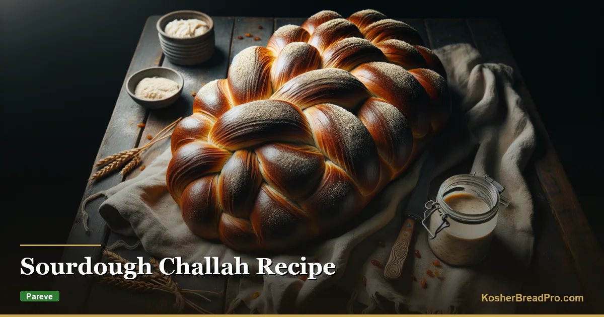 Receta de Challah de Masa Madre — Pan Artesanal Ancestral