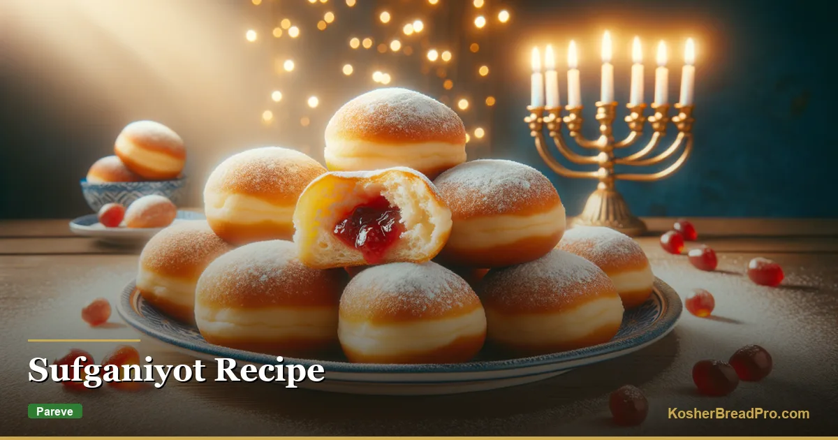 Receta de Sufganiyot — Donuts de Janucá suaves y esponjosos, rellenos de alegría