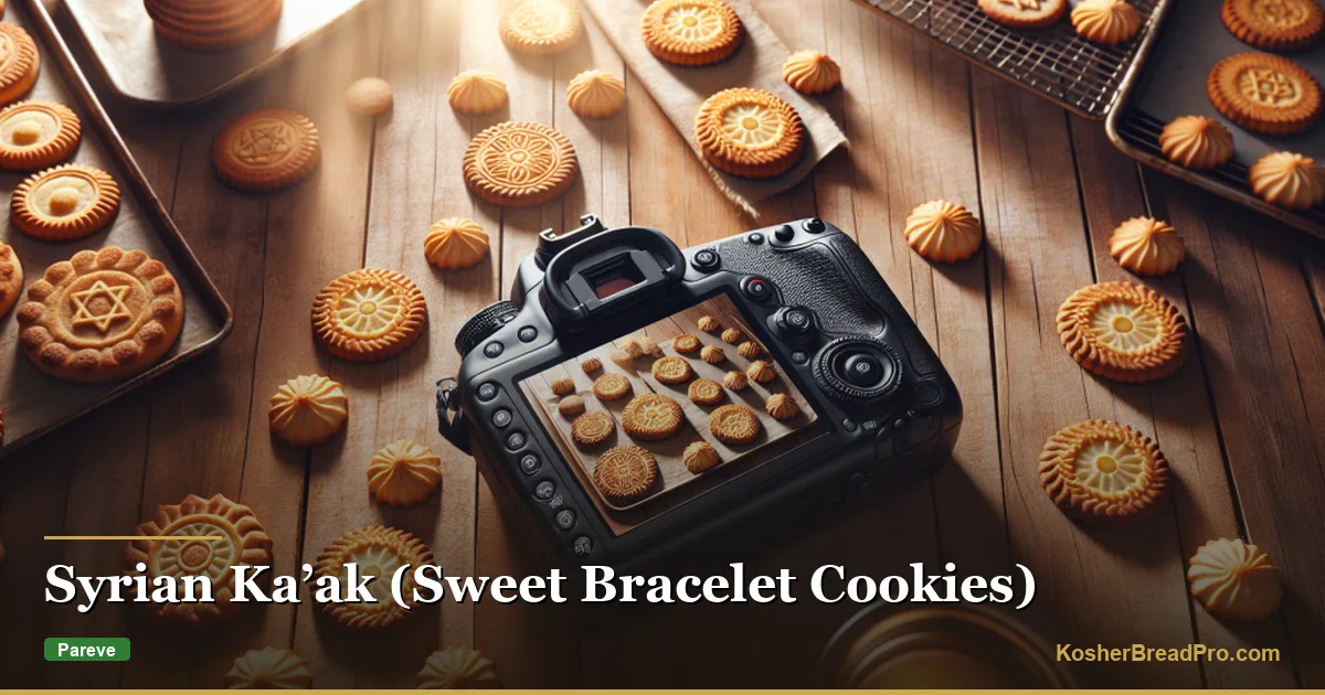 Ka'ak sirio (galletas dulces en forma de pulsera)