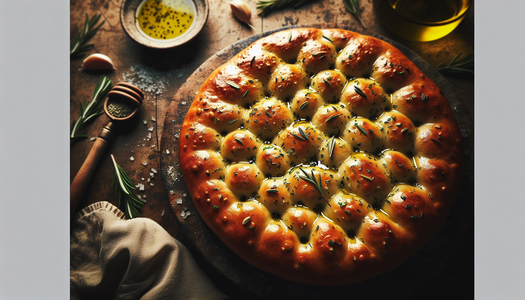 Focaccia au Romarin