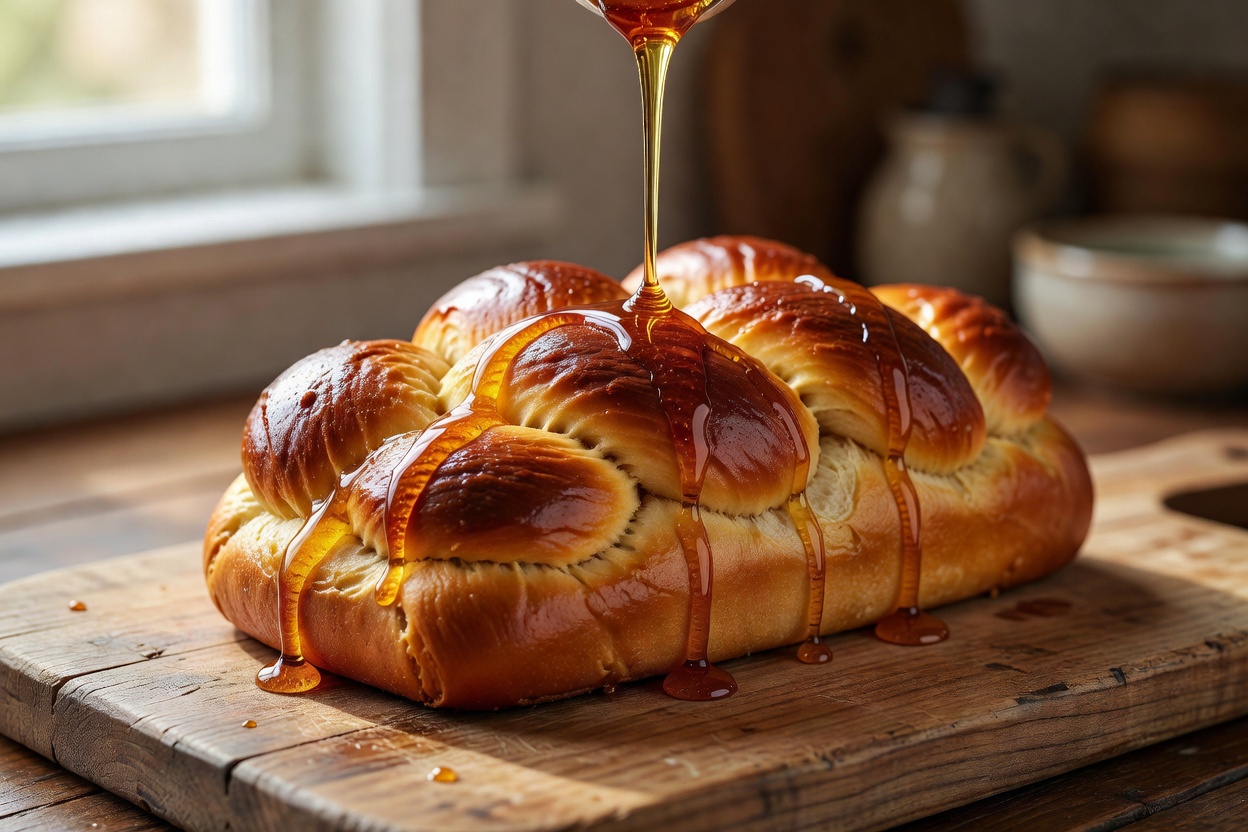 Shavuot Dairy Honey Challah Recipe
