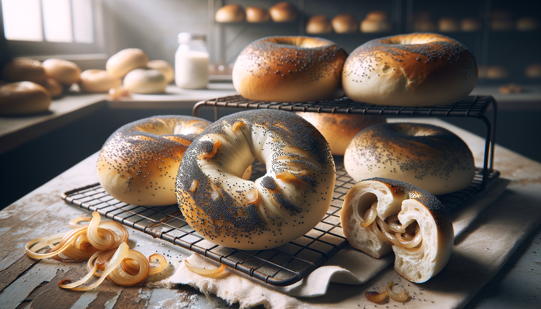 Recette de Bialy — Petits Pains à l'Oignon Juifs Classiques de Białystok