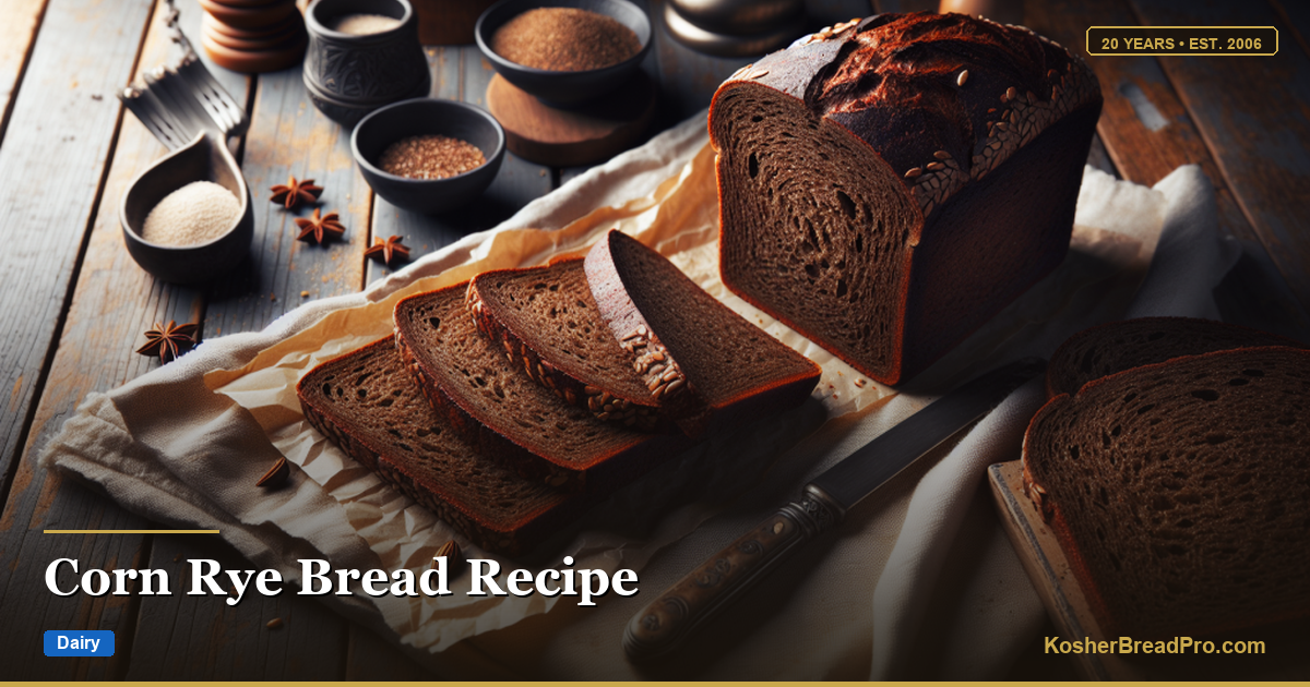 Corn Rye Bread Recipe | Kosher Bread Pro