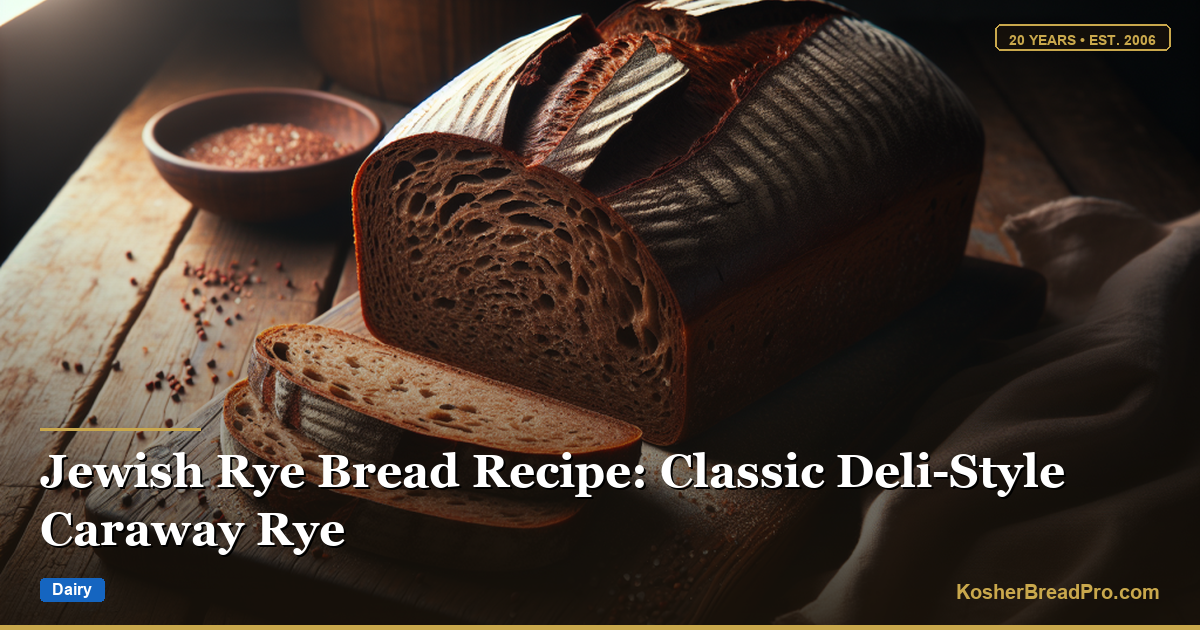 Jewish Rye Bread Recipe | Kosher Bread Pro
