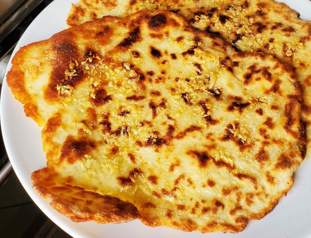 How to make Simple Garlic Butter Naan