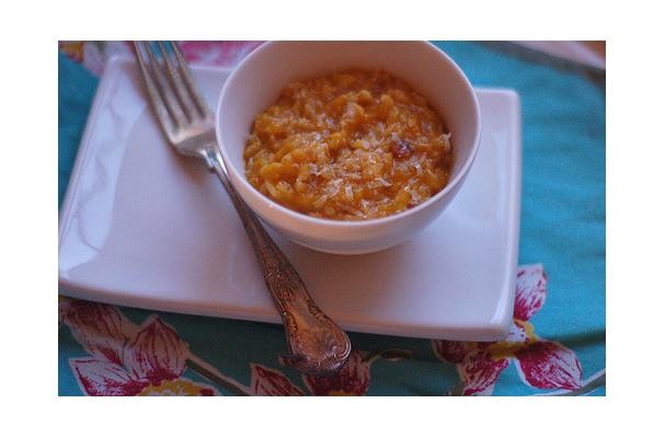 Nutmeg and Rosemary Butternut Squash Risotto