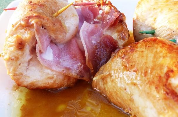 Involtini Di Pollo – Ham and Cheese Stuffed Chicken Rolls
