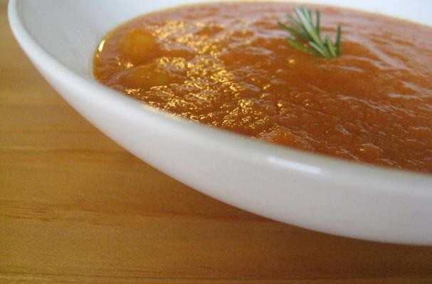 Chickpea-Tomato Soup With Fresh Rosemary