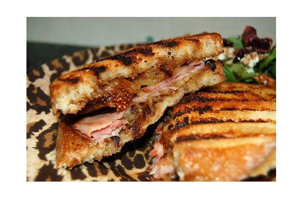 Grilled Ham and Swiss Sandwich