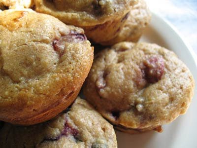 Cherry Blueberry Muffins