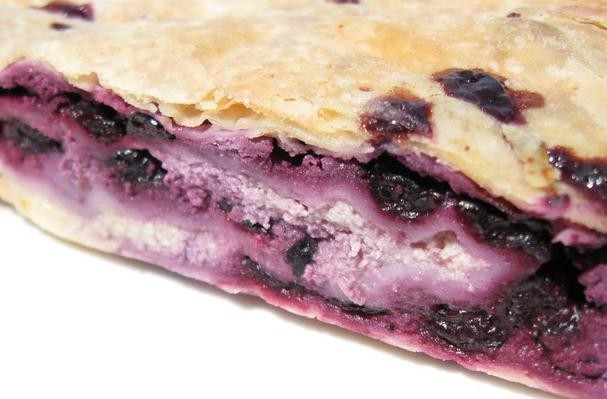 Blueberry and Cottage Cheese Strudel