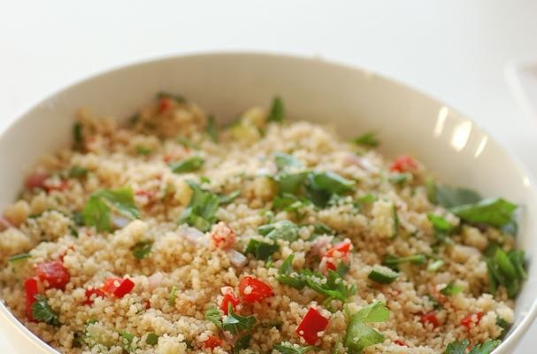 Moroccan Couscous and Chickpea Salad