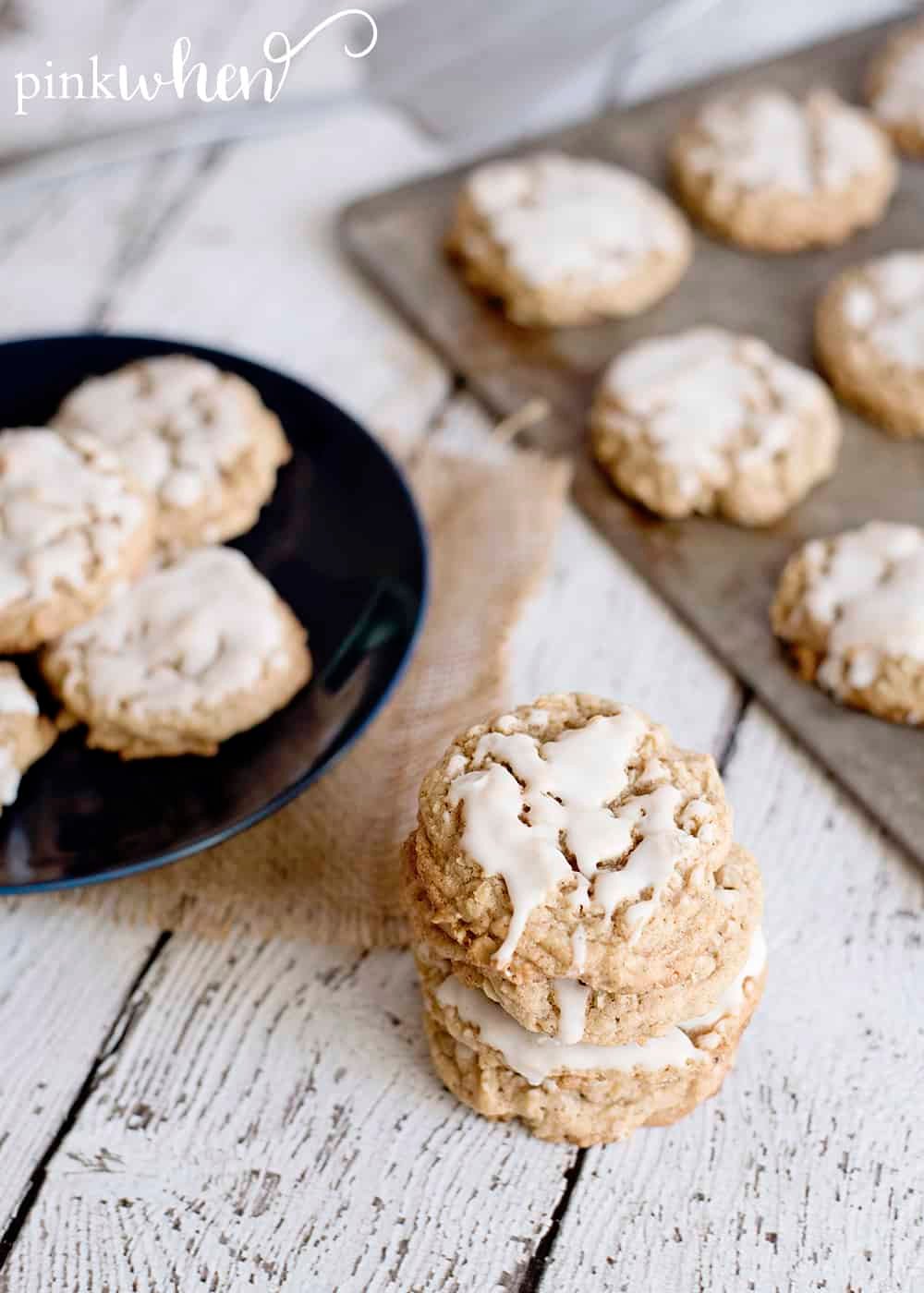 Iced Oatmeal Cookies