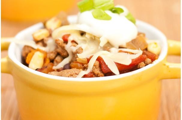 Kicked Up Slow Cooker Chili