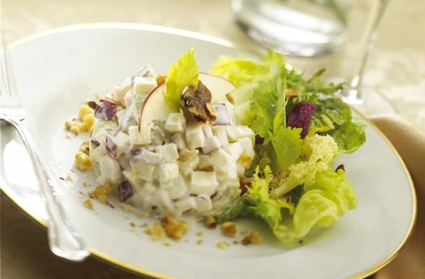 Waldorf Salad With Fresh Goat Cheese