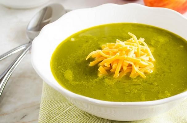 Apple spinach soup