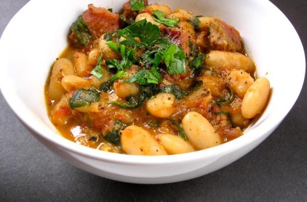 Cannellini Bean and Smoked Turkey Stew