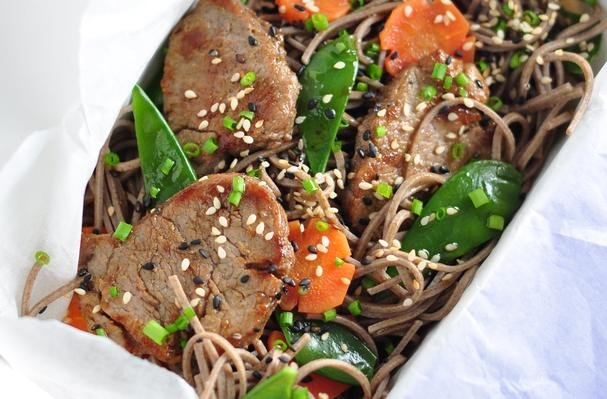 Soba Noodle & Five-Spice Pork Salad