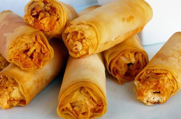 Phyllo Dough Baked Spring Rolls