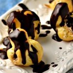 Cream Puffs with Espresso Cream Fil