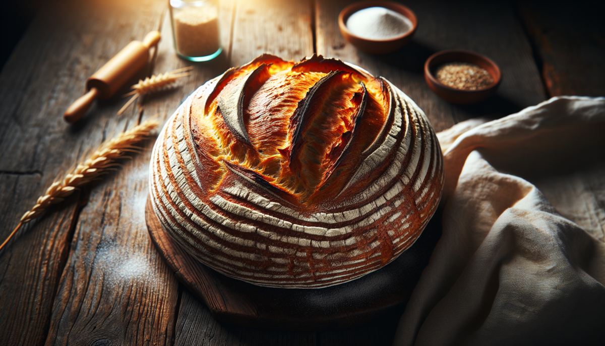 Jerusalem sesame kaak bread ring