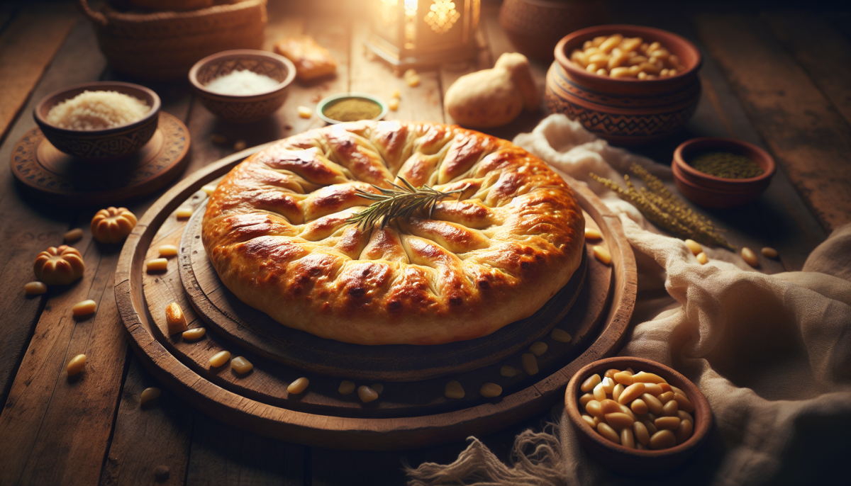 Flaky Moroccan msemen layered flatbread